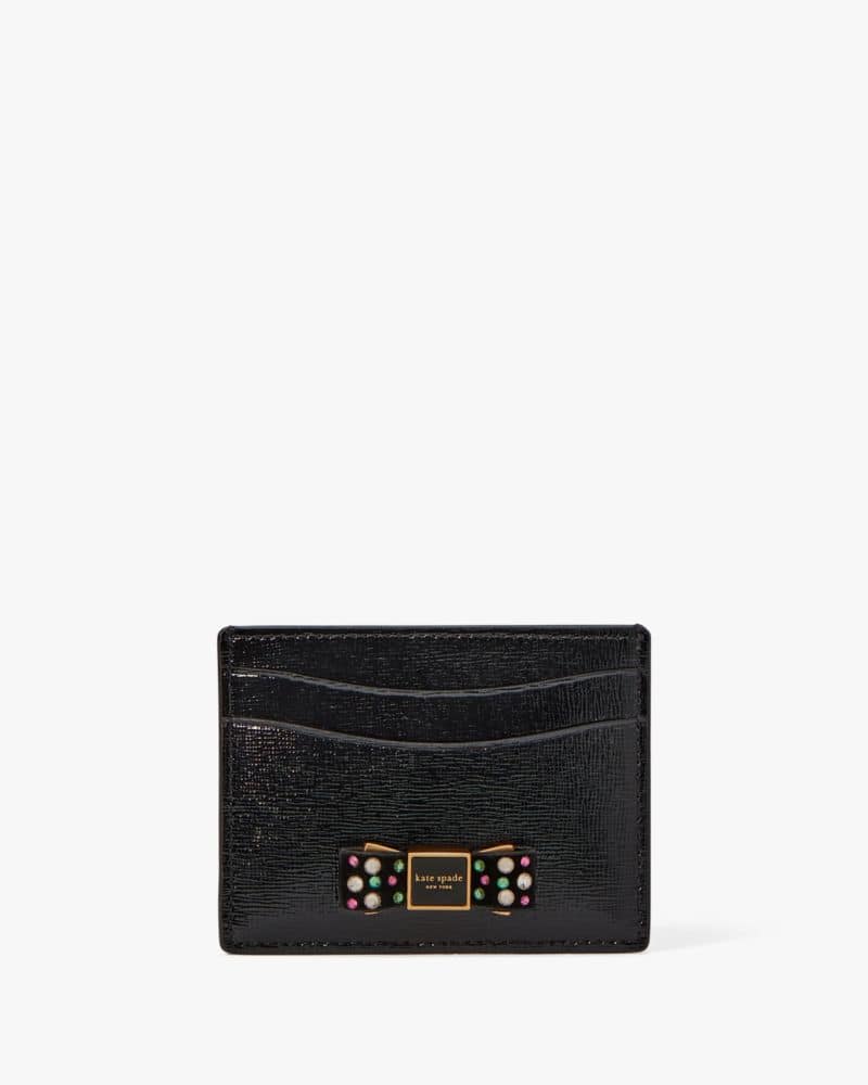 Kate Spade Morgan Bow Bedazzled Cardholder – Mined