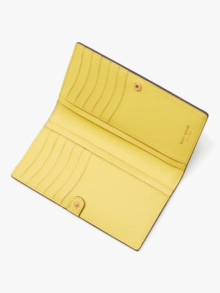 Morgan Lemon Toss Embossed Slim Bifold Wallet