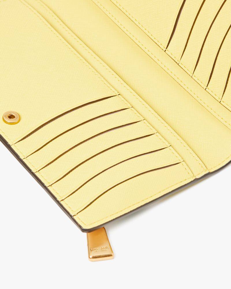 Morgan Lemon Toss Embossed Slim Bifold Wallet