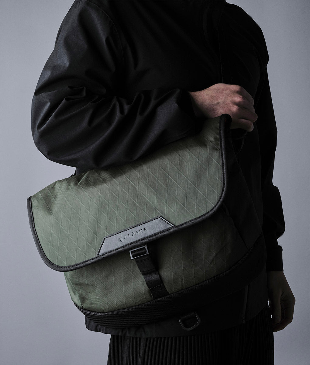 Alpaka Alpha Messenger Dark Green Limited Edition Mined