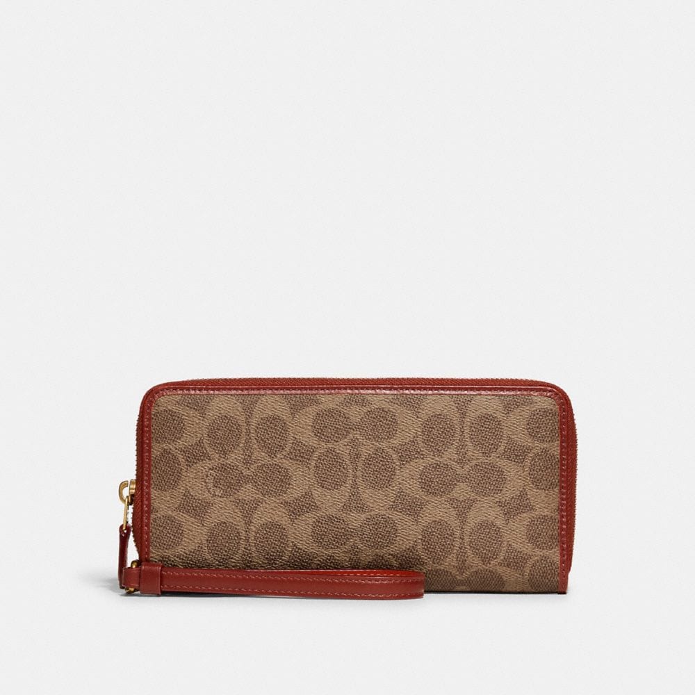 Continental Wallet In Signature Canvas