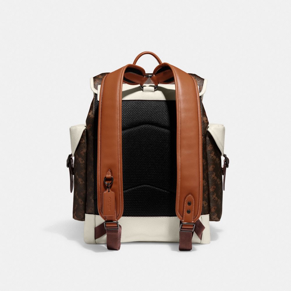 Hitch Backpack With Horse And Carriage Print