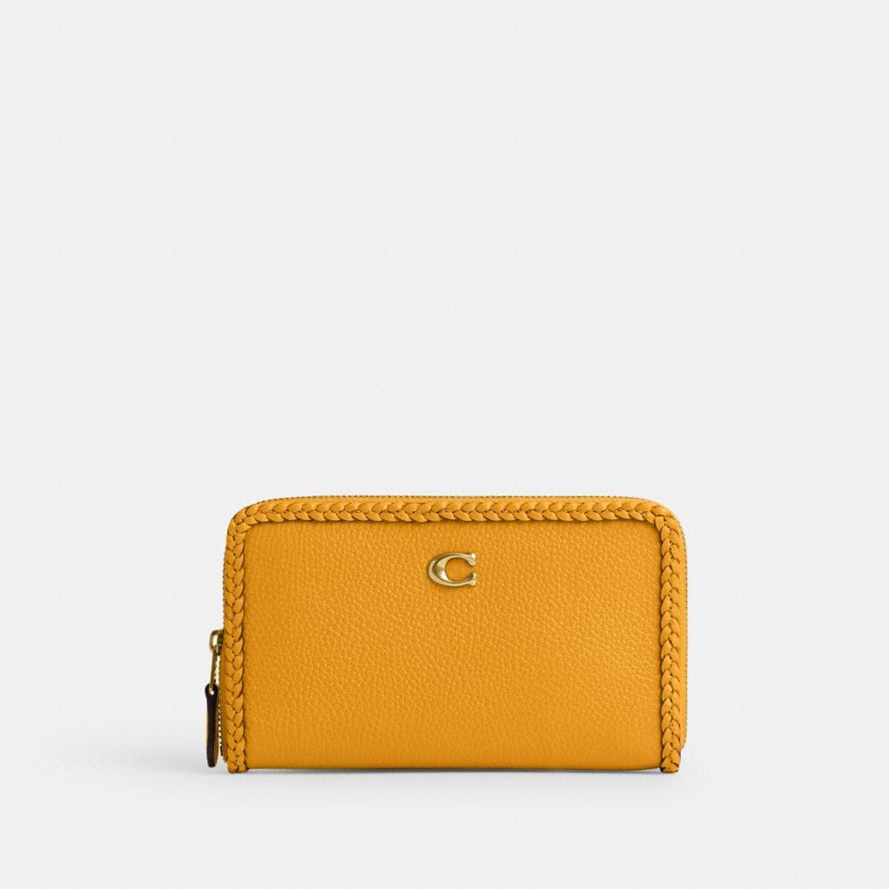 Medium Zip Around Wallet With Braid