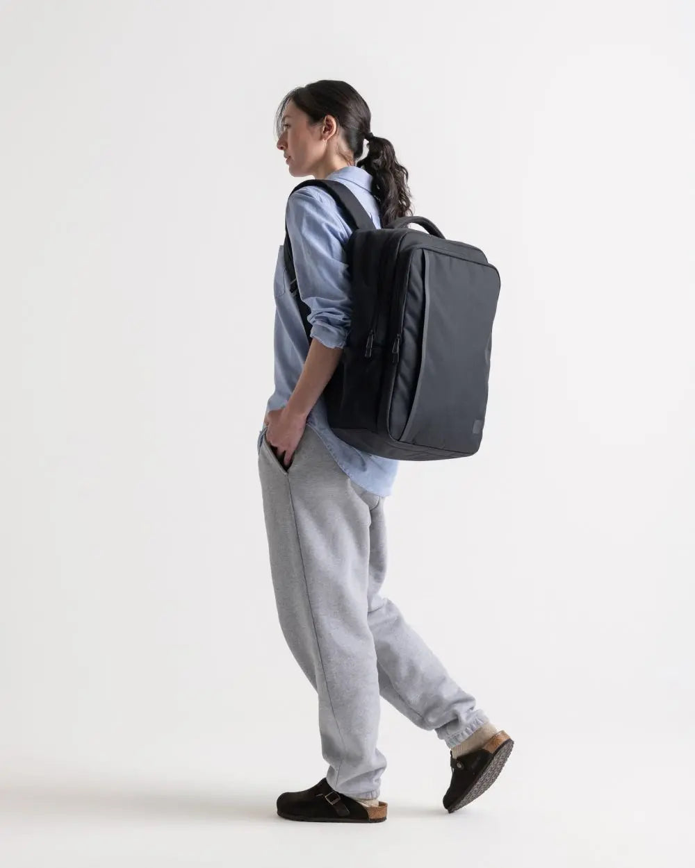 Minimalist laptop backpack for work