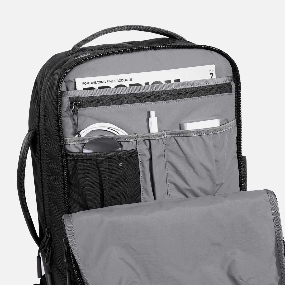 Convertible waterproof backpack with laptop for work and travel