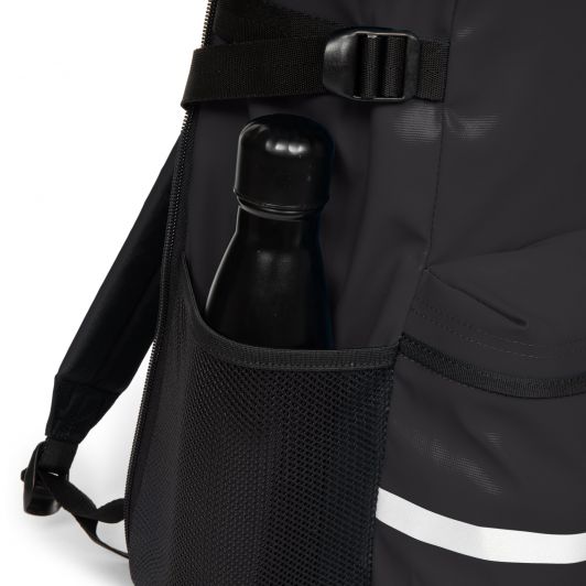 Waterproof cyclist backpack with bike hooks for work commute