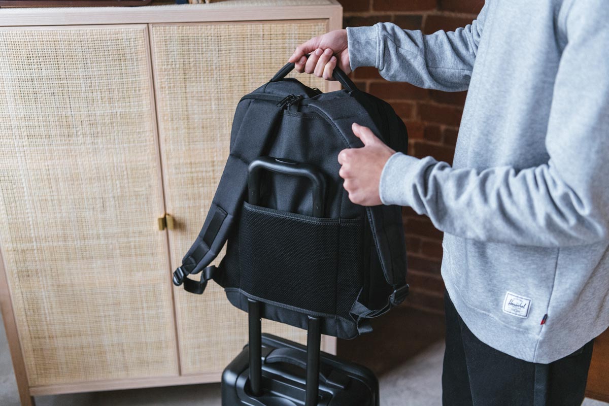 Minimalist laptop backpack for work