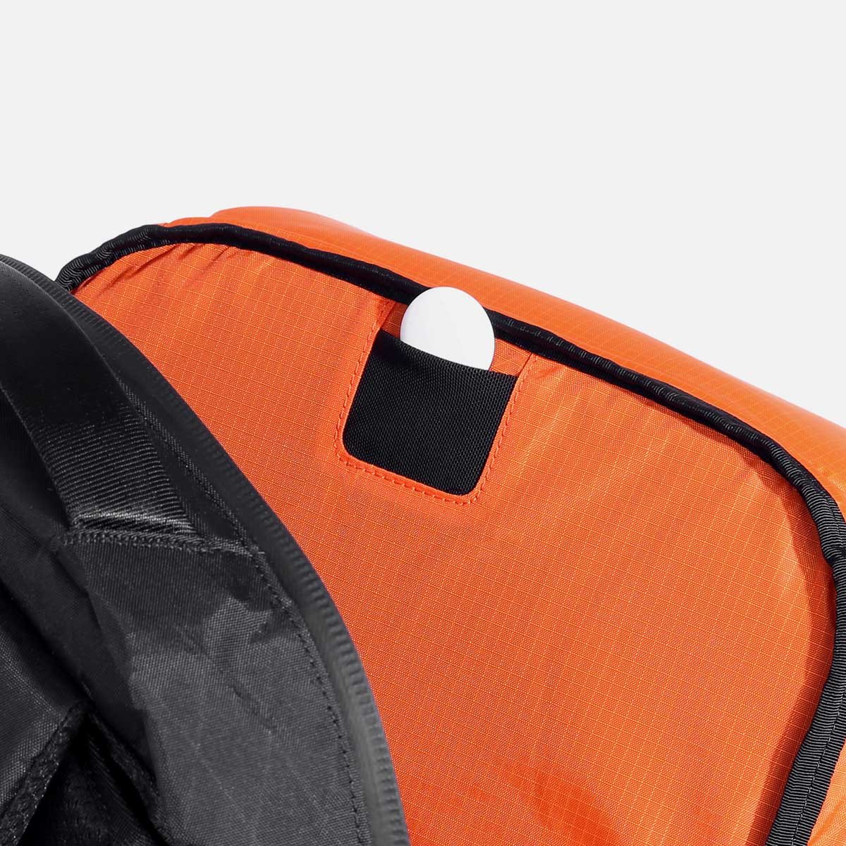 Convertible waterproof laptop backpack for work and travel with water bottle pocket high vis interior