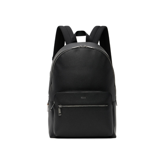 Stylish professional leather backpack for work