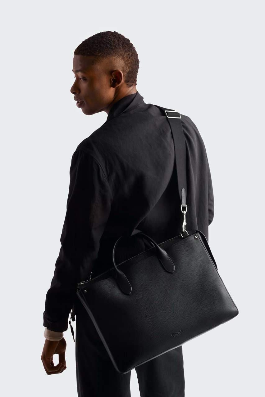 Shinola outlet slim briefcase