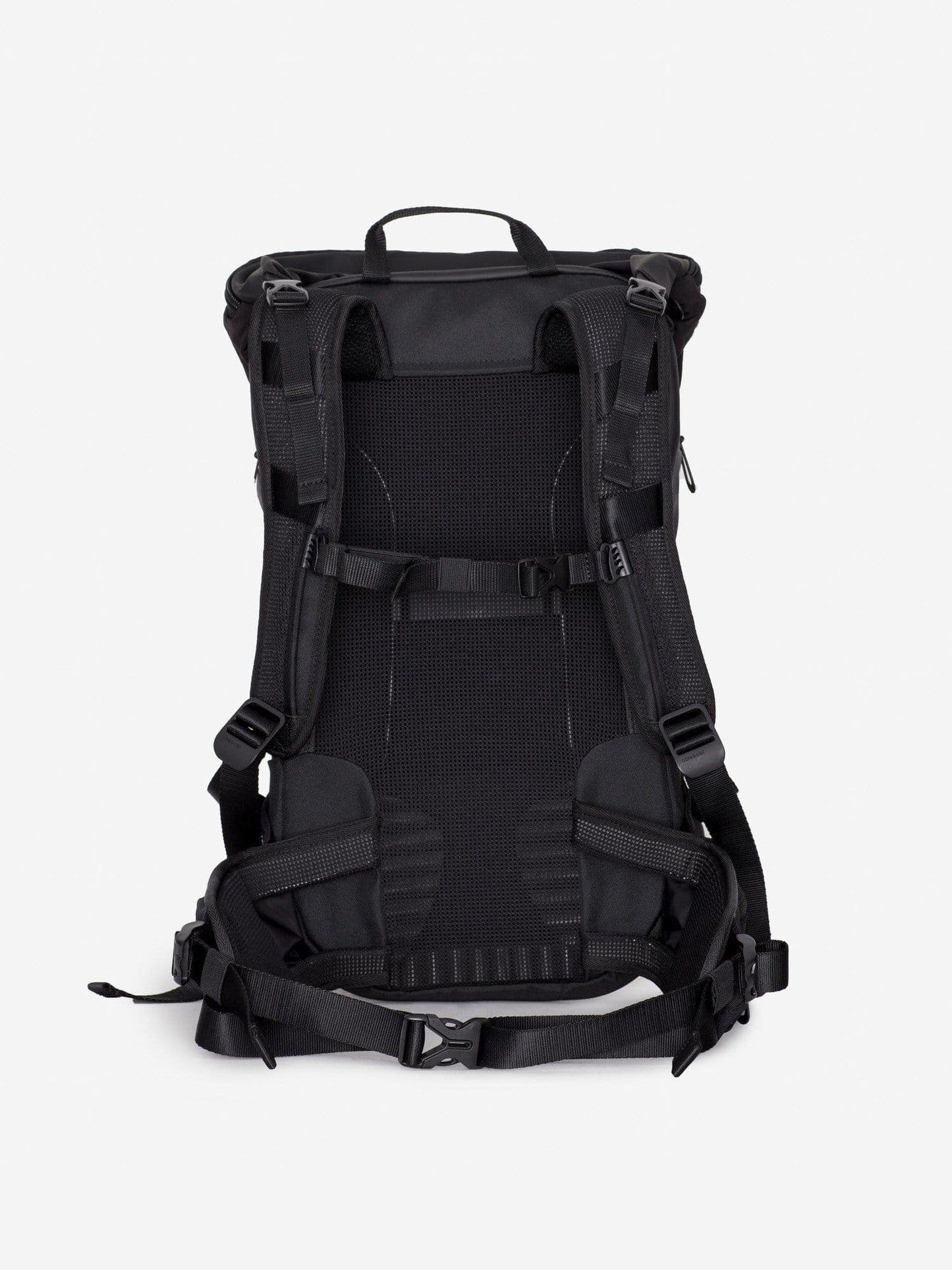 Waterproof structured laptop backpack for hikingwith waist belt