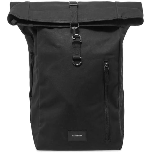 Water resistant roll top backpack minimalist natural